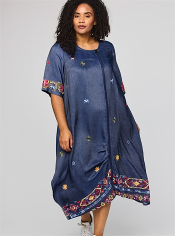 Studio - Noella Kjole, Demin m/blomster